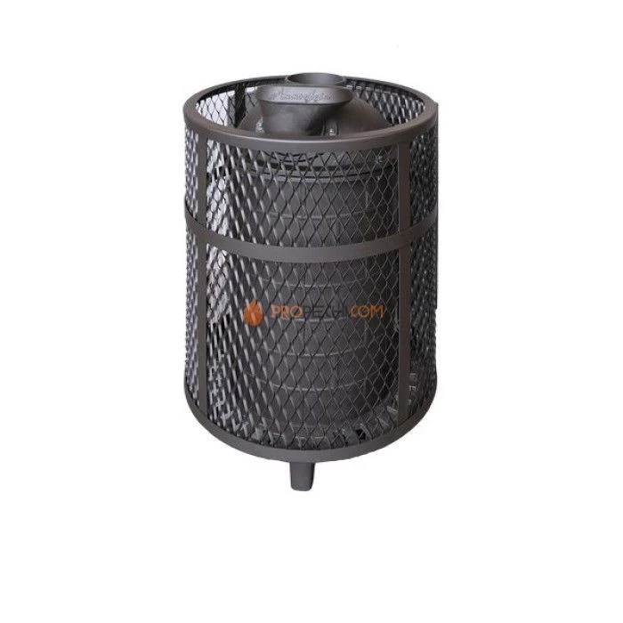 Чугунная печь для бани Атмосфера с сеткой до 22 м³