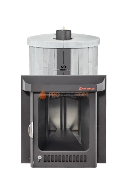 Банная печь Ферингер Малютка "Серый велюр" наборный