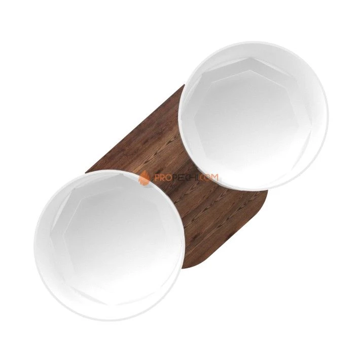 Подиум BentWood на 2 купели D 2,1 из мореной лиственницы