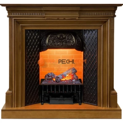 Каминокомплект Dimplex Chelsea - Орех с очагом Cassette 400 NH