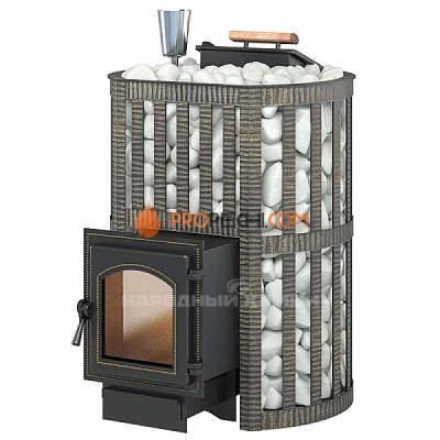 Печь для бани Везувий Ураган Ковка 16 (270)