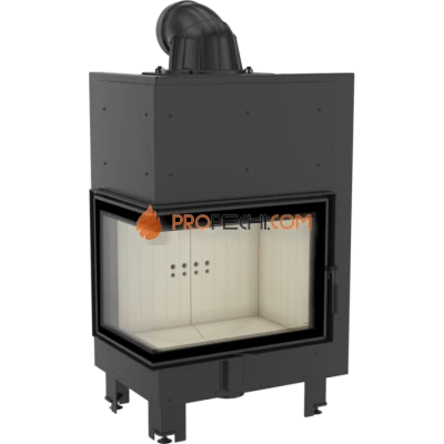 Каминная топка Kratki MBZ/L/BS/SG (гнутое стекло) (13 кВт)