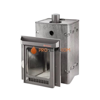 Дровяная печь для бани Ферингер Квадра в кожухе Стандарт до 25 м³