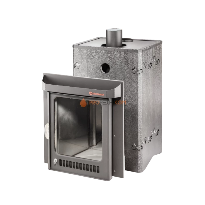 Дровяная печь для бани Ферингер Квадра в кожухе Стандарт до 25 м³