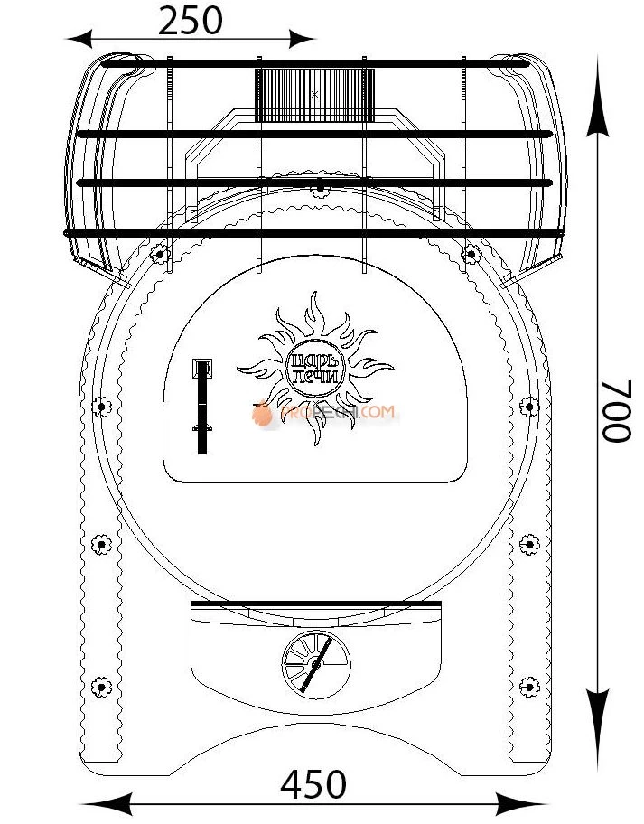 Банная печь Царь Печи Горыня