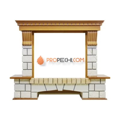 Портал Dimplex Pierre Luxe - Дуб / Белый