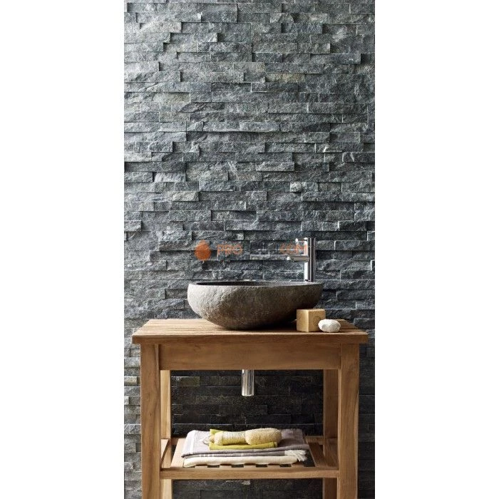 Панель Неоклассик кварцит черный (600х150мм) упак. (6шт/0,54м2)