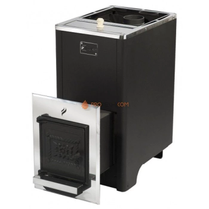 Дровяная печь для бани Вулкан Эльбрус 26 Чугун с баком