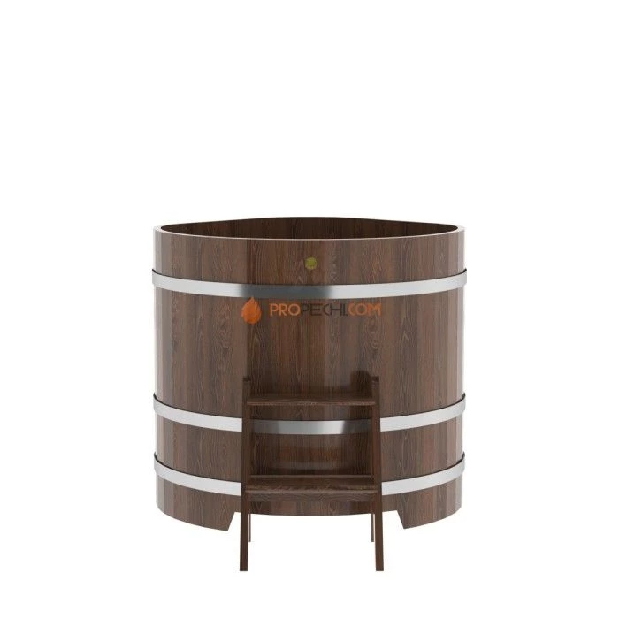 Купель BentWood угловая из мореного дуба 1,03х1,03