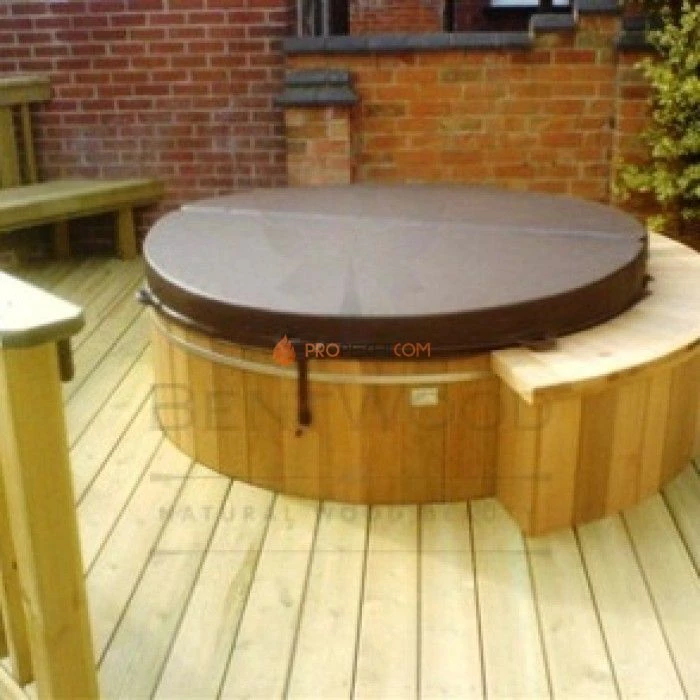 Термо-крышка для купели BentWood - D - 2,10 коричневая