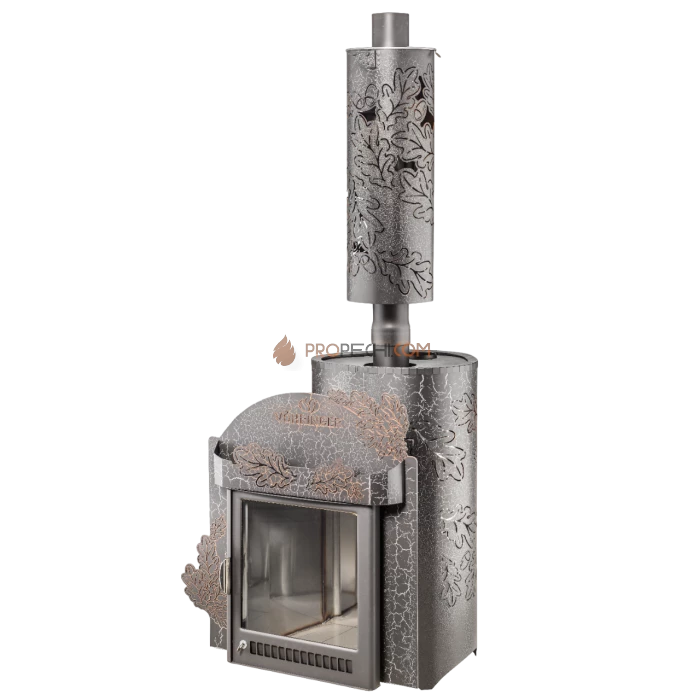 Дровяная печь для бани Ферингер Макси в кожухе Дуб до 38 м³
