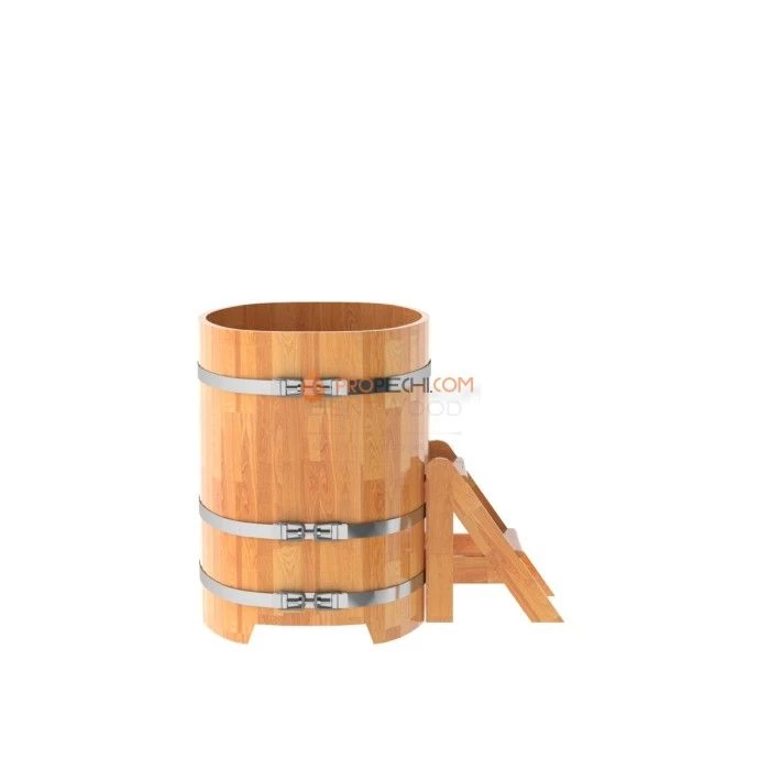 Купель BentWood овальная из сращенных ламелей натуральной лиственницы 0,76х1,16