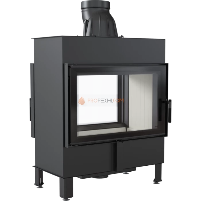 Каминная топка стальная Kratki LUCY/14/T (тонель) (14 кВт)