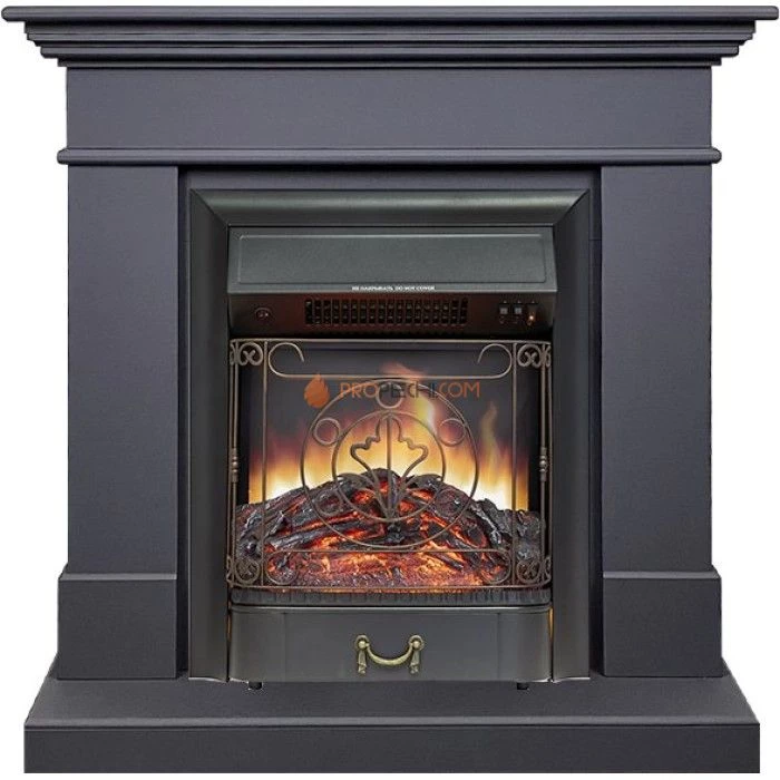 Каминокомплект Royal Flame California SFT (Разборный) - Серый графит с очагом Majestic FX Black