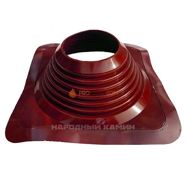 Везувий Проходка кровли Классик № 8 красная прямая