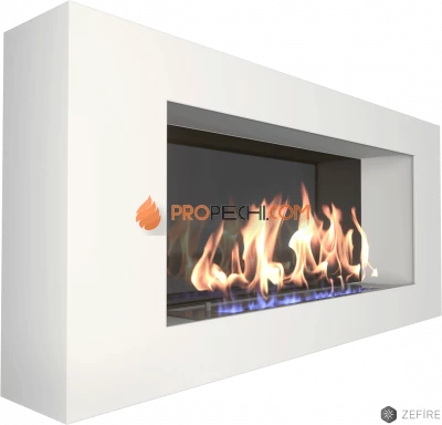 Биокамин Zefire Orion 900 белый со стемалитом