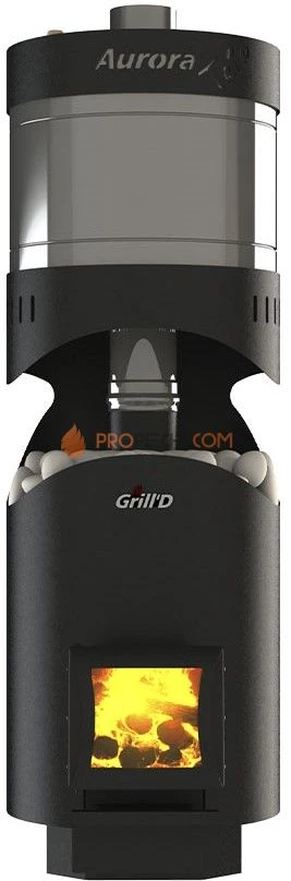 Банная печь Grill'D Aurora 160А Trio Short (дверца со стеклом)