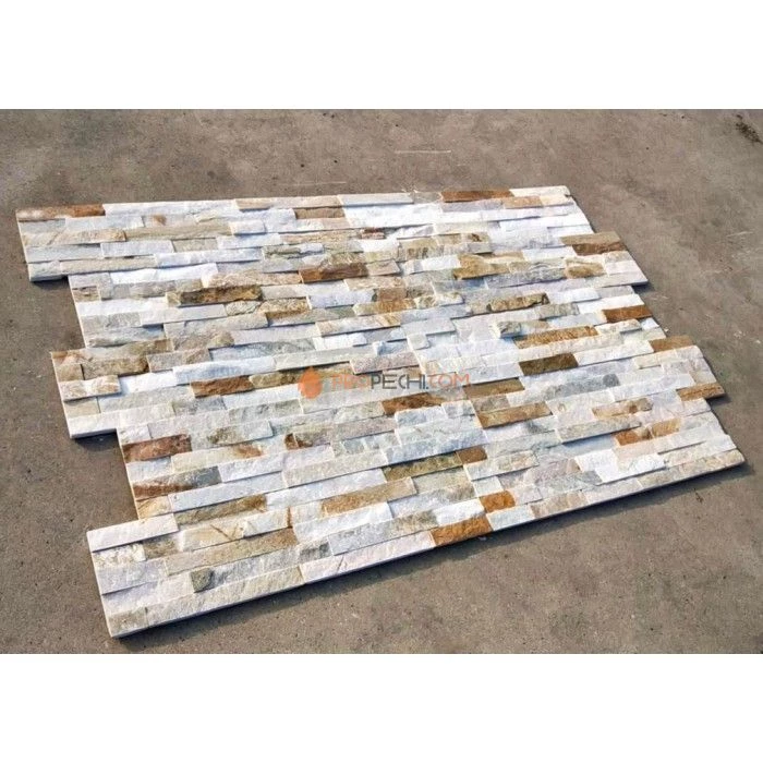 Панель Классик Сланец Бежевый (600х150мм) упак. (7шт/0,63м2)