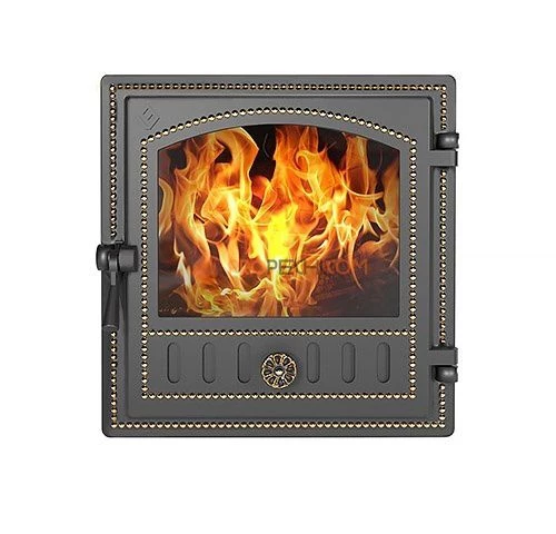 Дверка каминная ВЕЗУВИЙ 280 (Бронза)