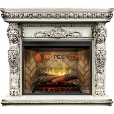 Каминокомплект Dimplex Windsor - Слоновая кость с патиной с очагом Revillusion RBF30