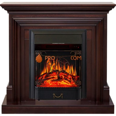 Каминокомплект Royal Flame Bradford - Темный дуб с очагом Majestic FX Black