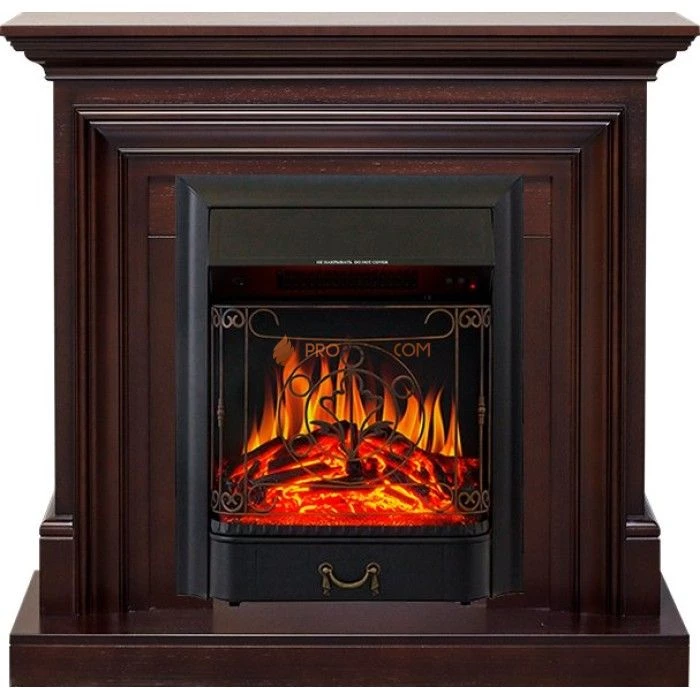 Каминокомплект Royal Flame Bradford - Темный дуб с очагом Majestic FX Black