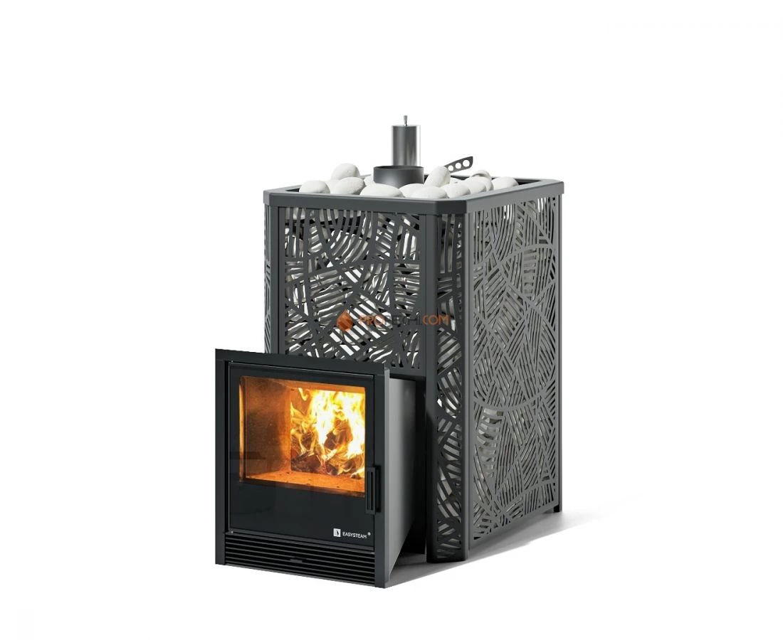 Печь для бани Изистим Ялта 25 К/2024 Модерн черный