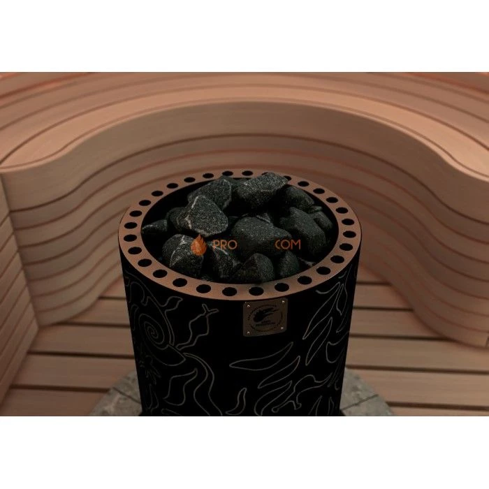 Электрическая печь SAWO Dragonfire FiberJungle DRF3-90NS-P-C 9 кВт (пульт и блок мощности докупаются отдельно)