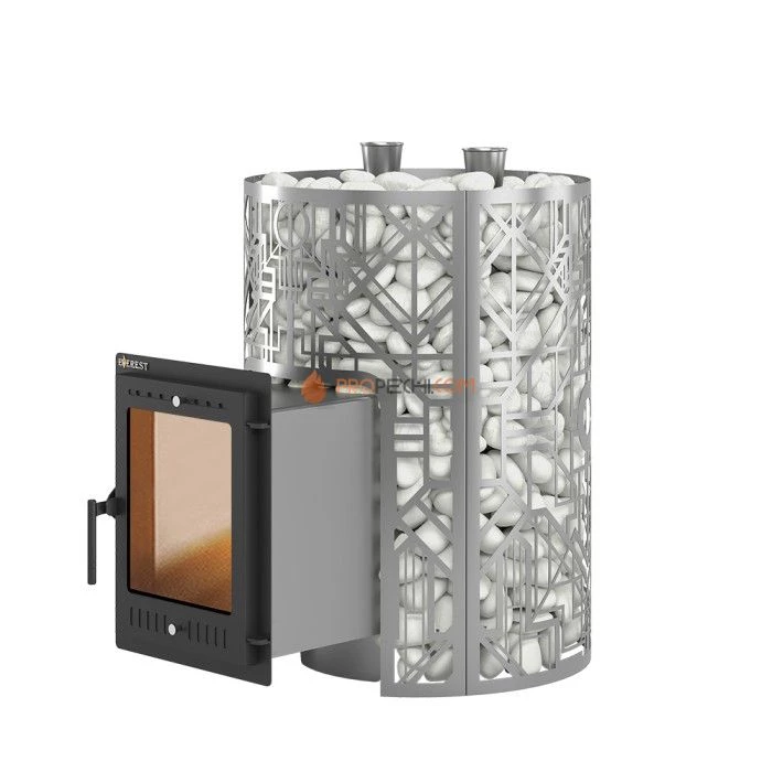 Дровяная печь для бани Эверест Steam Master GALAXY 30 INOX (320М)