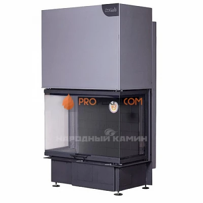 ДЕЛЬТА 800B три стекла принтинг черный шамот