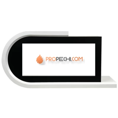 Портал Royal Flame Basel L - Белый с черным