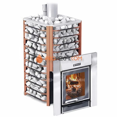 Банная печь Ермак 30 Сетка-Люкс (Чугун)