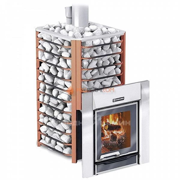 Банная печь Ермак 30 Сетка-Люкс (Чугун)