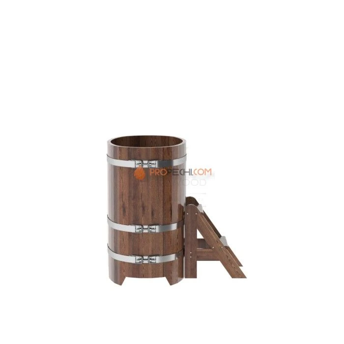 Купель BentWood овальная из мореной лиственницы 0,59х1,06