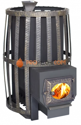 Банная печь Березка "Витязь" 28 (ДТ-3С Сетка)