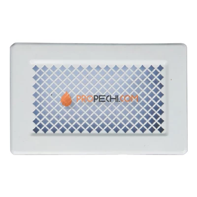 Решетка каминная стальная Белая 105х170 Tarnavva