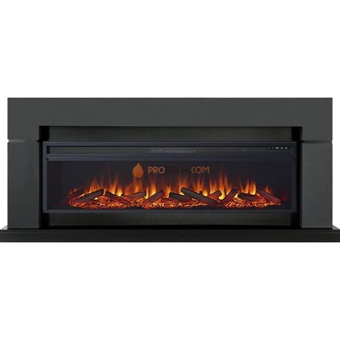 Каминокомплект Royal Flame Lindos Graphite Grey (линейный) с очагом Vision 60 LOG LED