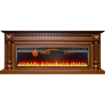 Каминокомплект Royal Flame Edinburg 60 - Орех с очагом Vision 60 LED