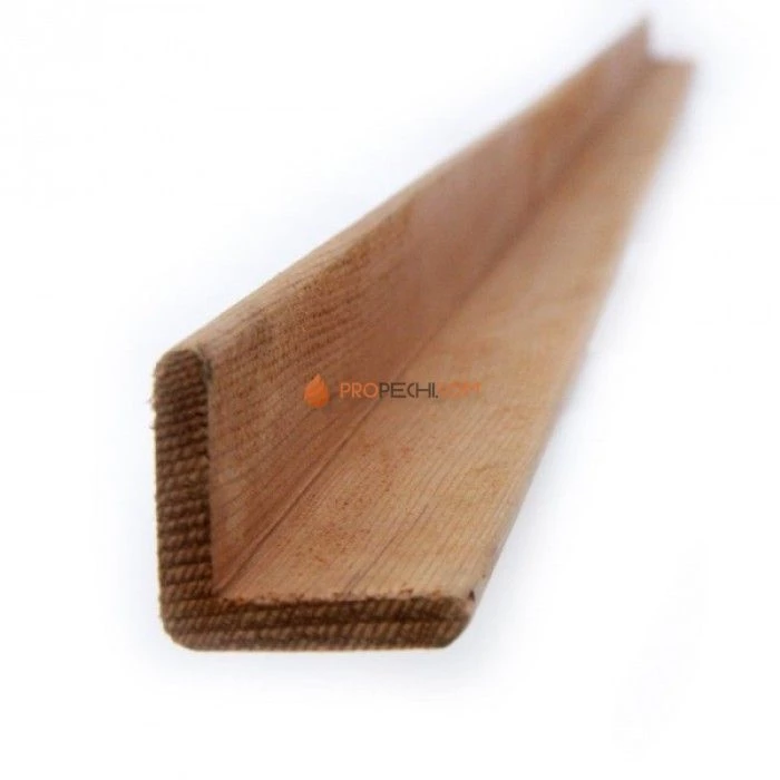 Уголок из канадского кедра 40x40 мм (2,74 м)