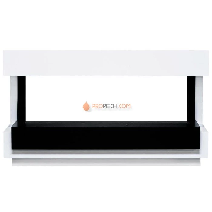 Каминокомплект Royal Flame Cube 50 - Белый с черным с очагом Astra 50 RF