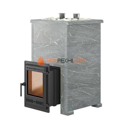 Чугунная печь для бани Эверест Steam Master 38 Талькохлорит, S-40