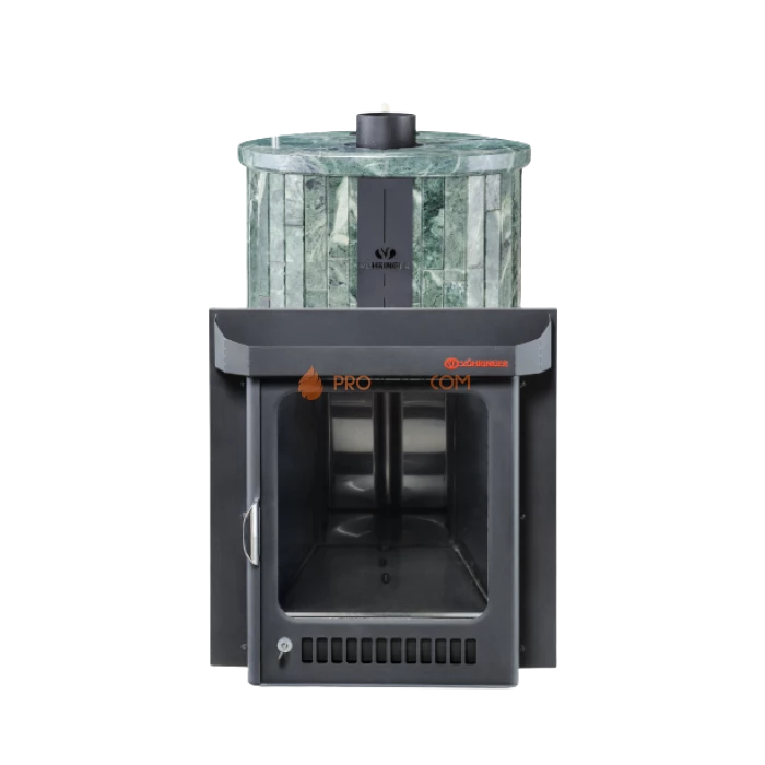 Дровяная печь для бани Ферингер Макси До 38 м³ - Змеевик - наборные ламели