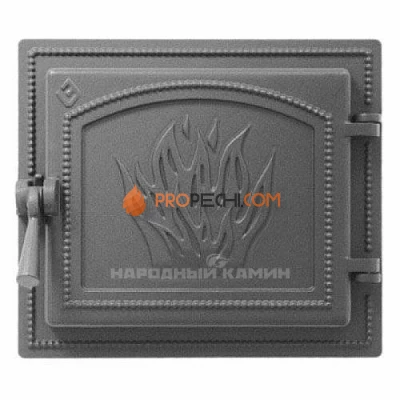 Везувий Дверка каминная 261 250x210 мм