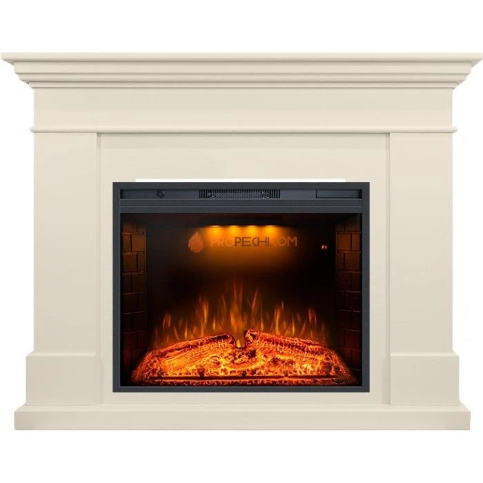 Каминокомплект Royal Flame California - Слоновая кость с очагом Emerald 28