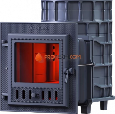 Чугунная банная печь Гефест Авангард 24 М