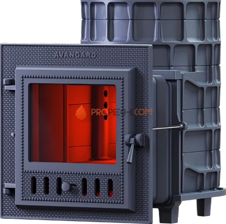 Чугунная банная печь Гефест Авангард 24 М