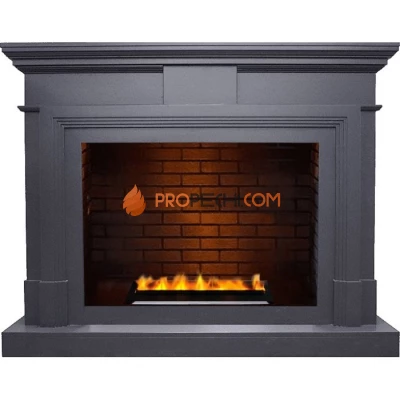 Каминокомплект Dimplex Coventry - Серый графит / Кирпич с очагом Cassette 400 LNH-INT PS (без дров)