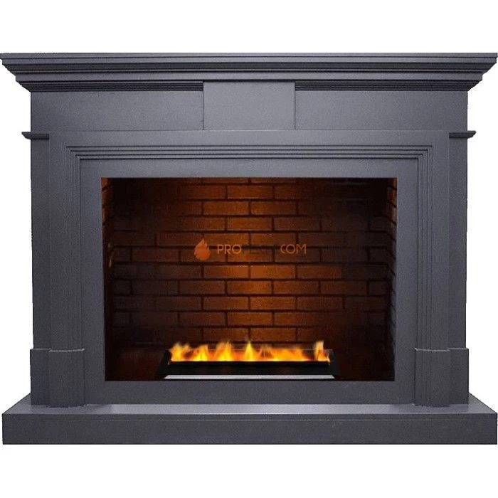 Каминокомплект Dimplex Coventry - Серый графит / Кирпич с очагом Cassette 400 LNH-INT PS (без дров)