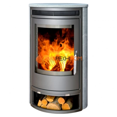 Печь-камин ABX Arktis 8 серая талькохлорит