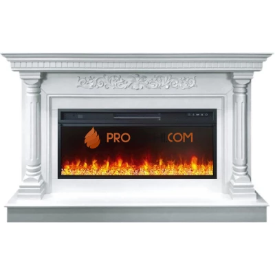 Каминокомплект Royal Flame Sicilia - Белый (Ширина 1530мм) с очагом Vision 42 LED